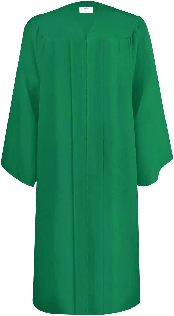 Unisex Matte Graduation Gown for High School,Choir Robes for Church, Judge Robes Costume 12 Colors
