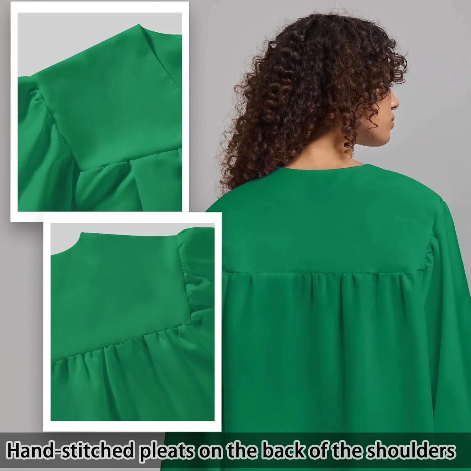 Unisex Matte Graduation Gown for High School,Choir Robes for Church, Judge Robes Costume 12 Colors