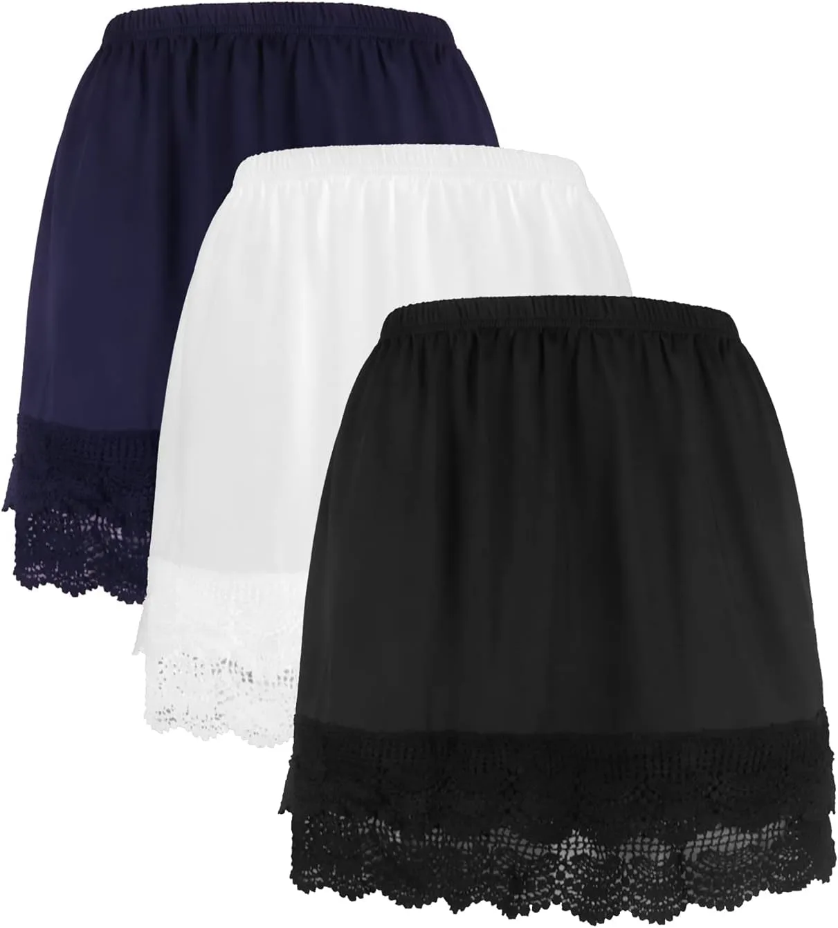 Vanrose Jan Modesty Lace Shirts Extender Extra Length See Through Slips
